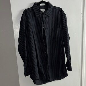 Black Striped Men's Shirt